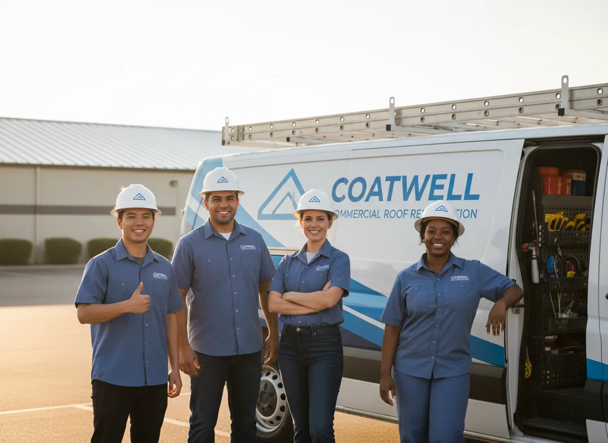 Commercial roof coating company in Ogema, WI